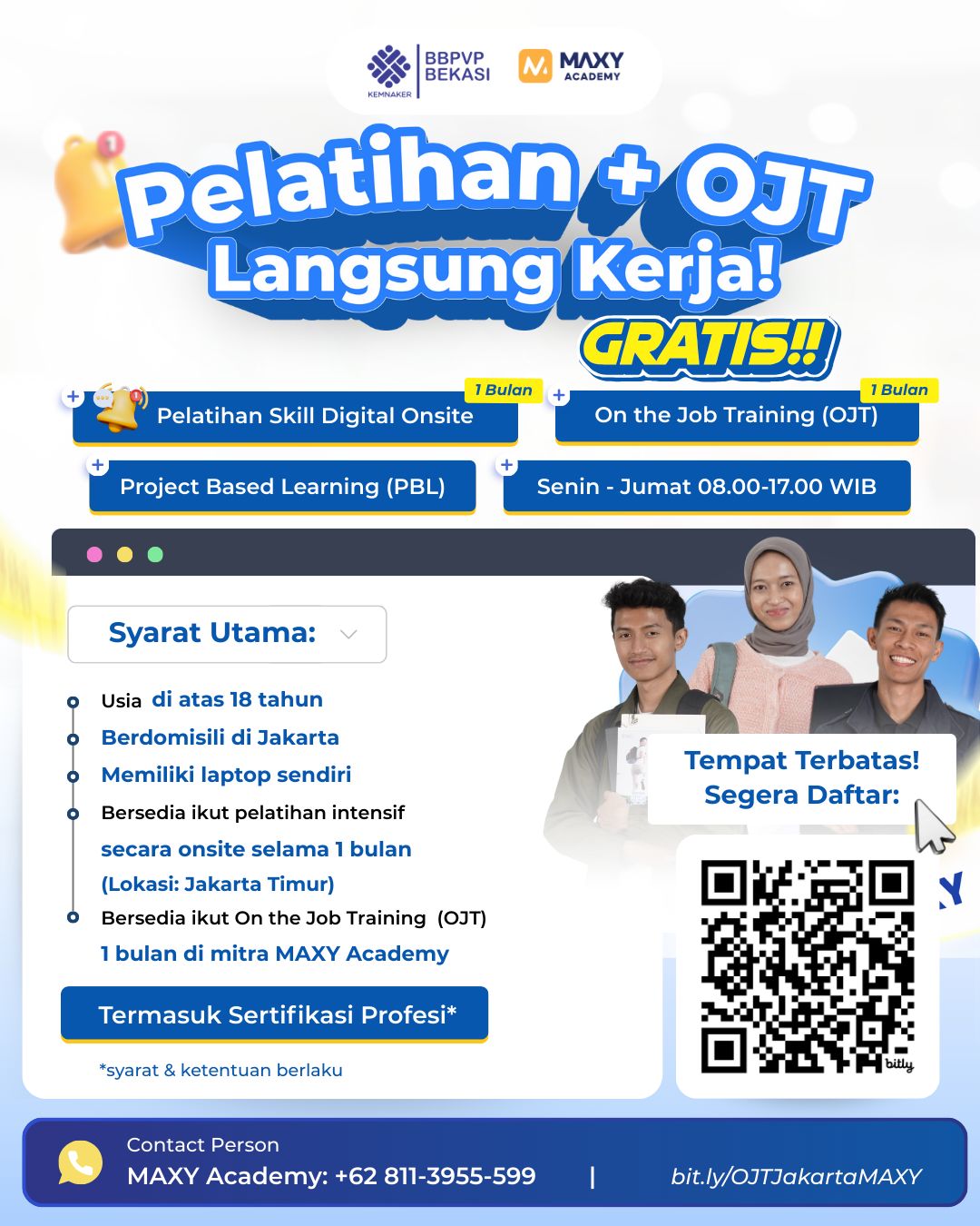 Maxy x BBPVP Bekasi - Pelatihan + OJT